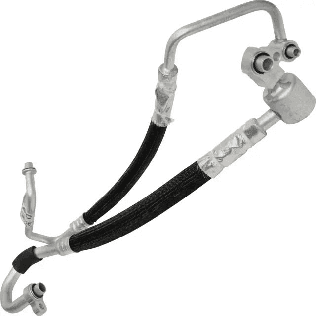Automotive A/C Hose Assembly with Aluminum Pipes and Fittings